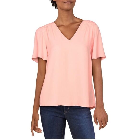 Coral  blouse - Picture 1 of 2